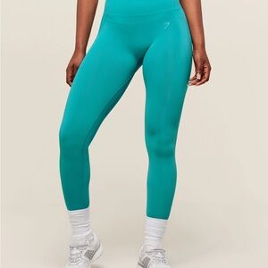 Gymshark energize seamless jewel teal leggings Size M